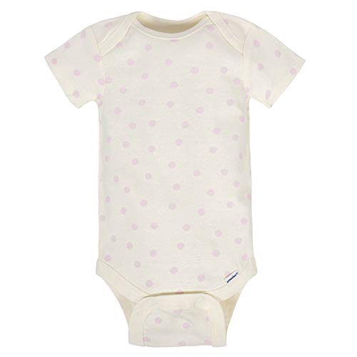 Gerber Baby 8-Pack Short Sleeve Onesies Bodysuits, Bunny, 3-6 Months