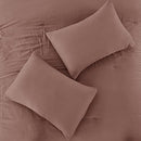 Comforter Set - Down Alternative Brushed Microfiber - Elegant All Season Bedspread Set