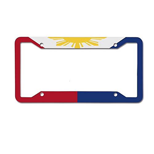 Flag of The Philippines Licence Plate Frame Aluminum License Plate Cover