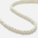 Round Imitation Pearl Necklace Wedding Pearl Necklace for Brides (Diameter of Pearl 8mm)
