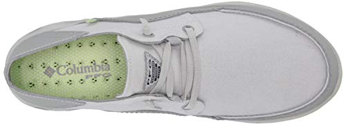 Bahama Vent Relaxed Boat Shoe, Grey Ice/Jade Lime, 12