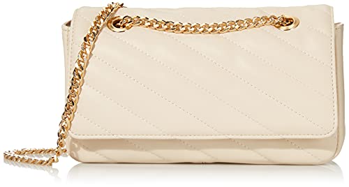 The Drop Women's Koko Quilted Flap bag, Bone, One Size