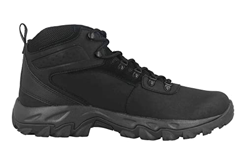 Columbia Men's Newton Ridge Plus II Waterproof, Black/Black, 11