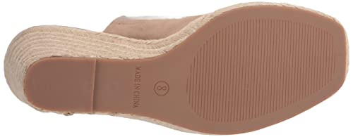 Women's URGE Wedge Sandal, Tan Suede, 7.5