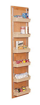 Rev-A-Shelf (White) 8 in Door Storage Bins Set, Standard