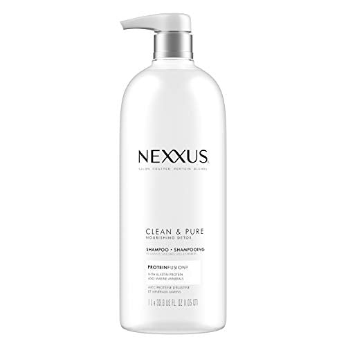 Clean and Pure Clarifying Shampoo, For Nourished Hair With ProteinFusion, Silicone