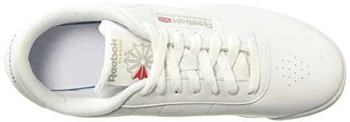 Reebok women's Princess Fashion Sneaker, White, 8.5 US