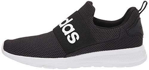 adidas Men's Lite Racer Adapt 4.0 Running Shoes, Black/White/Black, 10