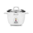 Select Stainless Rice Cooker & Warmer with Uncoated Inner Pot, 6-Cup(cooked)