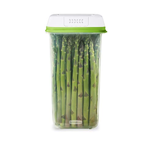 FreshWorks Saver, Medium Tall Produce Storage Container, 12.7-Cup, Clear