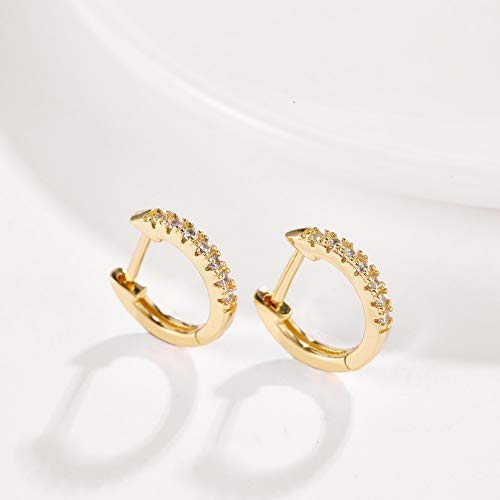 Gold Earrings for Women Watebac, Silver Plated lated Lightweight Hypoallergenic Chunky