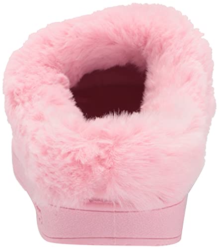 Skechers Kids Girls Sleep Slides Slipper, Pink, 4 Big Kid