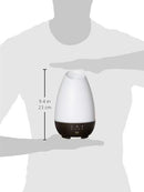 HealthSmart Essential Oil Diffuser, Cool Mist Humidifier and Aromatherapy Diffuser with 500ML Tank Ideal for Large Rooms, Adjustable Timer, Mist Mode and 7 LED Light Colors, White
