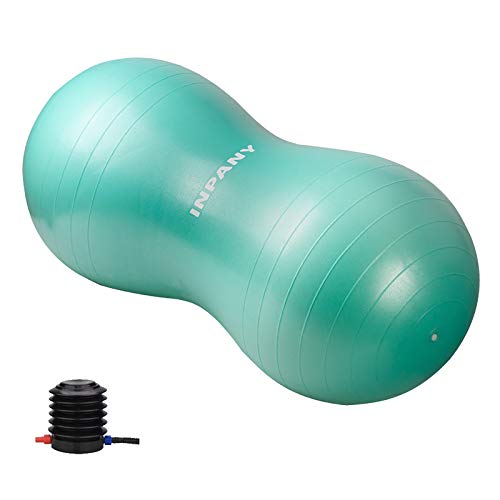 Peanut Ball - Anti Burst Exercise Ball for Labor Birthing, Physical Therapy for Kids, Core Strength