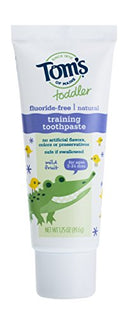 Tom's of Maine Fluoride-Free Toddler Training Toothpaste, Mild Fruit