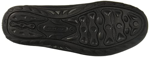 Skechers womens Reggae Fest Willows Flat, Black, 8 US