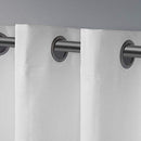 Home Curtains  Loha Linen Window Curtain Panel Pair, 54" x 108", Winter White
