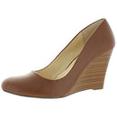 Jessica Simpson Women's Cash Wedge Pump,Almond, 9 M US