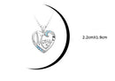 Christmas Gifts for Women,  Birthday Gifts Mothers Day Pendant Necklace Rose