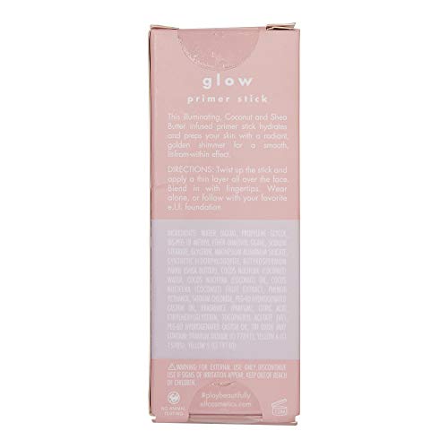 Elf+ Glow Primer Stick Lightweight, Hydrating, Shimmer  0.53 Oz