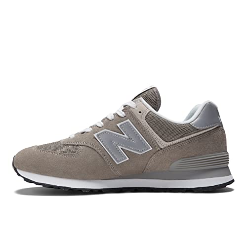 New Balance Men's 574 Core Sneaker, Grey/White, 11