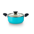 Ceramic coating cookware set, 10-Piece, Turquoise