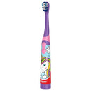 Colgate Kids Electric Battery Powered Toothbrush for Ages 3+, Extra Soft, Unicorn