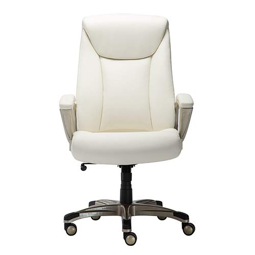 Bonded Leather Big & Tall Executive Office Computer Desk Chair, 350-Pound Capacity