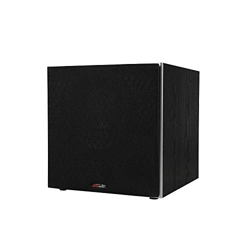 10" Powered Subwoofer - Power Port Technology, Up to 100 Watts, Big Bass in Compact Design