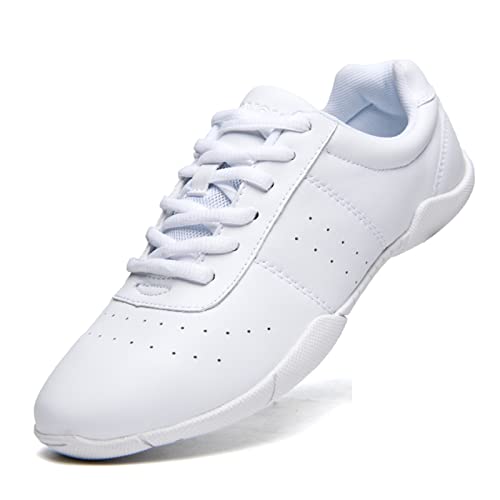 Cheer Shoes for Women White Cheerleading Shoe for Girls Sport Walking Competition