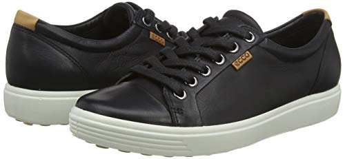 Womens Soft 7 Fashion Sneaker, Black, 36 EU/5-5.5 M US