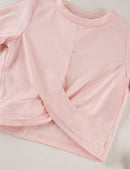 Toddler Girls Clothes Outfits Short Sleeve Twist Wrap Top and Floral Shorts Pants