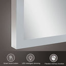 65''x22'' LED Mirror Bathroom Vanity Mirrors, Wall Mounted Anti-Fog Dimmable