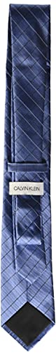 Calvin Klein Men's Etched Windowpane B Tie , Slate