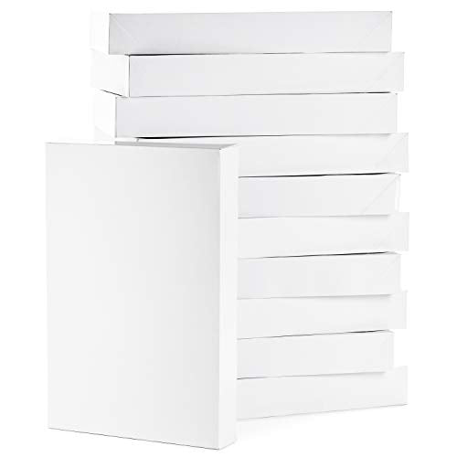 Hallmark Large Gift Boxes with Lids (12 X-Large Shirt Boxes for Sweaters or Robes)