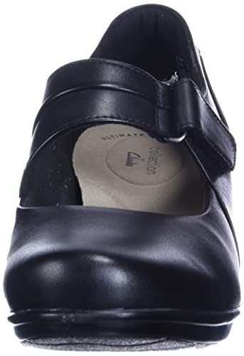 Clarks womens Emslie Lulin Dress Pump, Black, 8 US