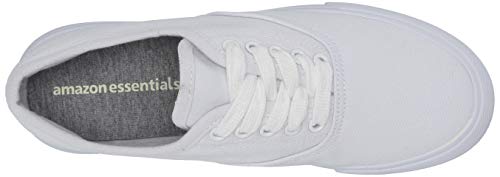 Women's Lace-Up Sneaker, White, 12 Medium US