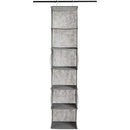 6-Tier Hanging Closet Shelf Organizer With Pockets