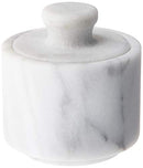 Marble Salt Cellar, White 3" x 3"