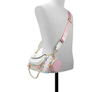ALDO Women's Drilimwen Shoulder Bag, White Multi