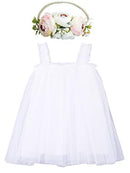 Layered Tulle Tutu Dress for Toddler Girls,Baby Girl Rainbow Tutu Princess Skirt Set