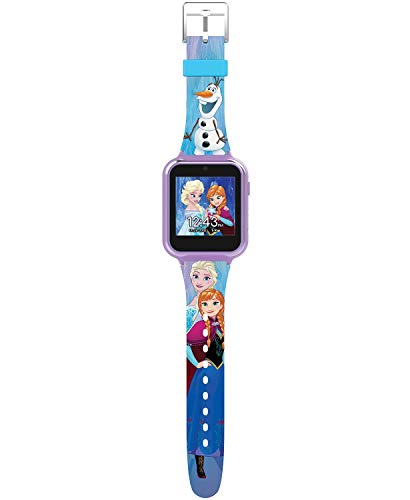 Disney Frozen Anna Elsa Turquoise Educational Touchscreen Smart Watch Toy for Girls, Boys