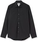 Men's Regular-Fit Long-Sleeve Solid Casual Poplin Shirt