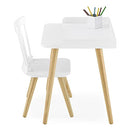 Kids' Desk & Chair Set-Greenguard Gold Certified-Ideal for Arts & Crafts, Snack Time, Studying
