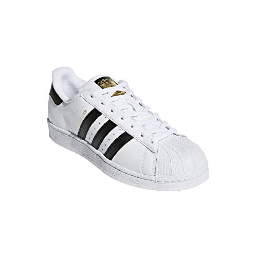 adidas Originals mens Superstar Sneaker, White/Core Black/White, 10.5 US