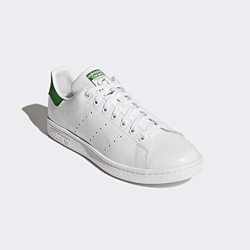 adidas Originals Men's Stan Smith (End Plastic Waste) Sneaker, White/White/Green