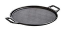 Pre-Seasoned Cast Iron Baking Pan with Loop Handles, 14", Black