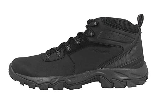 Columbia Men's Newton Ridge Plus II Waterproof, Black/Black, 11