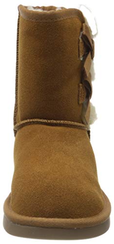 Unisex-Child Victoria Short Boot, Chestnut, 04 Youth US Big Kid