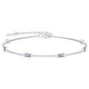 Bracelets for Women, 925 Sterling Silver Dainty Simple Link Bracelet, Birthday Anniversary